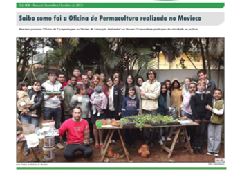 Eco Notícias_out2013 – Oficina de Permacultura é realizada no Movieco